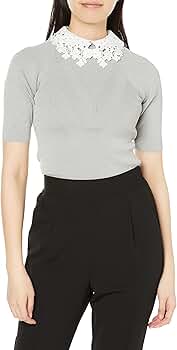 ダブスタ　襟付きトップス Amazon | [ダブルスタンダードクロージング] Sov.襟付きダル糸ニット